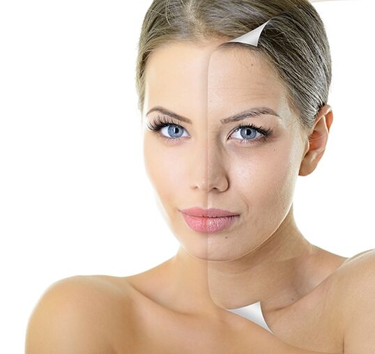 Процес на подмладяване на кожата на лицето у дома